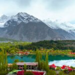 scenic view of shangrila resort in skardu pakistan